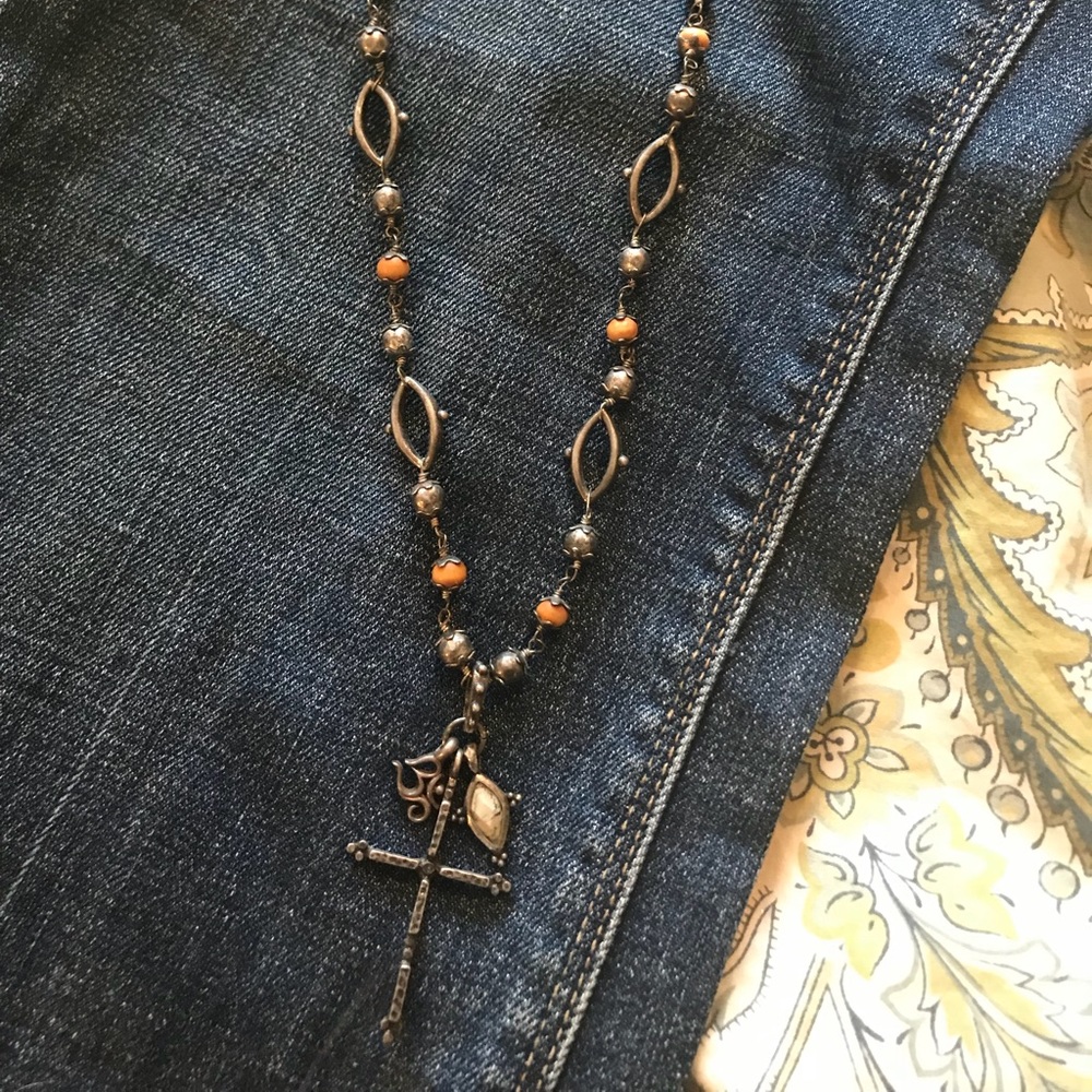 Lucky brand cross necklace
